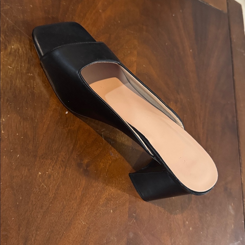 Elegant Black Women's Slip-On Heels